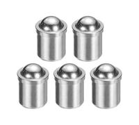 sourcing map 5pcs Ball Point Spring Plungers 6x7mm 5N Elasticity Stainless Steel Precision Positioning Beads Ball Catch Latch for Door Cupboard Mechanical Devices Clamps Furniture