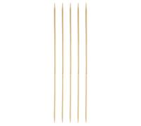 sourcing map 5Pcs Bamboo Knitting Needles Double Pointed US 1(2.25mm) 7.9 Inch(20cm) Straight for Handmade Creative DIY Knitting Craft Yarn, Yellow