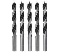 sourcing map 5pcs Brad Point Drill Bits 10mm Precise Cutting with Brad Point Tip for Woods