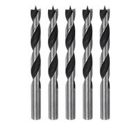 sourcing map 5pcs Brad Point Drill Bits 12mm Precise Cutting with Brad Point Tip for Woods