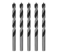sourcing map 5pcs Brad Point Drill Bits 7mm Precise Cutting with Brad Point Tip for Woods