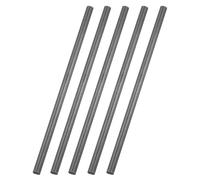 sourcing map 5Pcs Carbon Fiber Rods, 4mm Dia 102mm Length 0.16"x4" Solid Matte Round Bar Pole for RC Airplane Cars Model Kite Wing Tube Quadcopter Arm DIY Craft, Black
