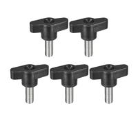sourcing map 5Pcs Clamping Screw Knob, M8 x 20mm Metric 304 Stainless Steel T Shaped Thumb Screws Handle for Quick Remove Hand Tightening Knob Replacement