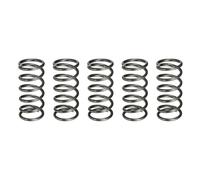 sourcing map 5Pcs Compression Spring, 16mm OD, 1.8mm Wire Size, 35mm Free Length, Spring Steel Construction Extended Mechanical Compression Springs for Shop and Home Repairs, Silver Tone