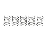 sourcing map 5Pcs Compression Spring, 20mm OD, 1mm Wire Size, 25mm Free Length, Spring Steel Construction Extended Mechanical Compression Springs for Shop and Home Repairs, Silver Tone