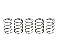 sourcing map 5Pcs Compression Spring, 25mm OD, 1.6mm Wire Size, 35mm Free Length, Spring Steel Construction Extended Mechanical Compression Springs for Shop and Home Repairs, Silver Tone