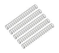 sourcing map 5Pcs Compression Spring, Wire Diameter 0.028", OD 0.24", Free Length 1.97" 304 Stainless Steel Coil Mechanical Compressed Spring, Silver
