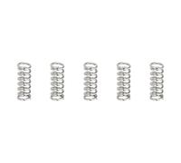 sourcing map 5Pcs Compression Springs, 0.3mm Wire Diameter x 2mm OD x 5mm Length 304 Stainless Steel Extension Spring Ballpoint Pen Pressure Springs for Shop Home Repairs, Silver