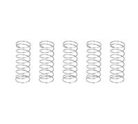 sourcing map 5Pcs Compression Springs, 0.3mm Wire Diameter x 4mm OD x 10mm Length 304 Stainless Steel Extension Spring Ballpoint Pen Pressure Springs for Shop Home Repairs, Silver
