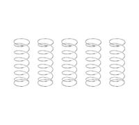 sourcing map 5Pcs Compression Springs, 0.6mm Wire Diameter x 12mm OD x 35mm Length 304 Stainless Steel Extension Spring Ballpoint Pen Pressure Springs for Shop Home Repairs, Silver