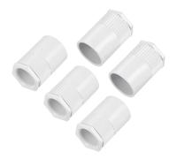sourcing map 5pcs Conduit Adaptor Male PVC Lock Nut for 20mm Tube Connect | Seal Connect Adaptor for Conduit Box DIY Project