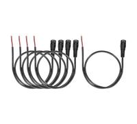 sourcing map 5pcs DC Power Pigtails Cable, 3.5mm x 1.35mm Female Barrel Plug Connector to Bare Wire Open End 50cm for PC Laptop Toys Cellphone Electronic Devices