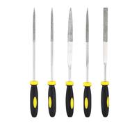sourcing map 5Pcs Diamond File Set 4 x 160mm 120 Grit Diamond Needle Files for Metal Glass Wood Stone Grinding Polishing Engraving