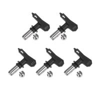 sourcing map 5pcs Different Sizes Reversible Spray Tips for Airless Sprayer 211, 313, 415, 517, 623 Paint Spray Nozzle Tips Sprayer Machine Parts, Black