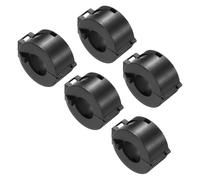 sourcing map 5Pcs Ferrite Filter Ring Core RFI EMI Noise Suppression Cable Clip ID 15mm for Electronic Devices, Industry, Black