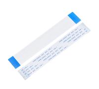 sourcing map 5pcs FFC Flexible Flat Cable, 15 Pins 1 mm Pitch 100mm FPC FFC Flexible Ribbon Cable for LCD TV Car Audio DVD Player Laptop (A Type)