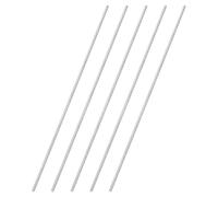sourcing map 5Pcs Fully Threaded Rod, M2.5 x 0.45mm Pitch 304 Stainless Steel Right Hand Coarse Threads Studs, 250mm/10 Inch Threaded Screw Rods Fasteners for Anchors Bolt Hangers Clamp U Bolt