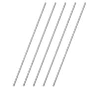 sourcing map 5Pcs Fully Threaded Rod, M2.5 x 2.5x0.45mm Pitch 304 Stainless Steel Right Hand Threads Studs, 100mm/4" Long Threaded Screw Rods Fasteners for Anchors Bolts Hangers Clamps U Bolts