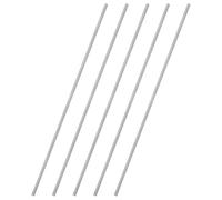 sourcing map 5Pcs Fully Threaded Rod, M2.5 x 2.5x0.45mm Pitch 304 Stainless Steel Right Hand Threads Studs, 150mm/6" Long Threaded Screw Rods Fasteners for Anchors Bolts Hangers Clamps U Bolts