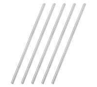 sourcing map 5Pcs Fully Threaded Rod, M2 x 0.4mm Pitch 304 Stainless Steel Right Hand Coarse Threads Studs, 60mm/2.4 Inch Threaded Screw Rods Fasteners for Anchors Bolt Hangers Clamp U Bolt