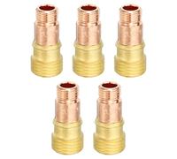 sourcing map 5pcs Gas Lens Collet Body 17GL18 1/8" Welding Torch Consumables Kit for TIG Welding Torch WP-17/18/26 Series