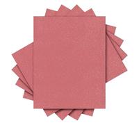 sourcing map 5PCS Glitter HTV Heat Transfer Vinyl Sheets, 12 x 10 Inch Water Pink Glitter Iron on Vinyl for T-Shirts DIY Heat Vinyl Design Easy to Cut & Weed