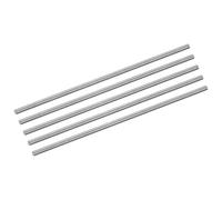 sourcing map 5Pcs GR5 Titanium Rod, Dia 3mm 0.11" Length 100mm 3.94" Metal Solid TC4 Titanium Alloy Round Bar Rod Stock for Model Plane Cars Ship DIY Craft Metal Working