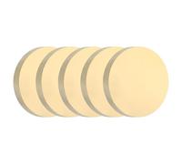 Sourcing Map 5Pcs H62 Brass Round Plates, 1.18" Dia x 0.2" Thick, DIY Crafts & Metal Stamping