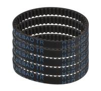 sourcing map 5pcs HTD-3M Rubber Timing Belt 50 Teeth, 150mm Pitch Length x 6mm Width x 2.4mm Height, Closed Loop Pulley Timing Belt