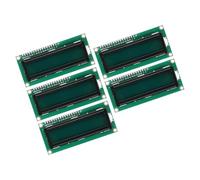 sourcing map 5Pcs IIC LCD 1602 Serial Display Module 5V, Yellow Display Screen Backlight 16x2 LCD Module Interface Adapter 72x24mm