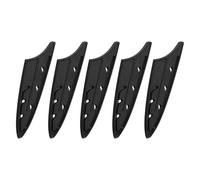 sourcing map 5Pcs Knife Cover Sleeves Blade Edge Guards for 4" Paring Knife Protector Covers Universal Blade Sheath for Kitchen, Black