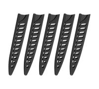 sourcing map 5Pcs Knife Cover Sleeves Blade Edge Guards for 5" Utility Knife Protector Cover Universal Blade Sheath for Kitchen, Black