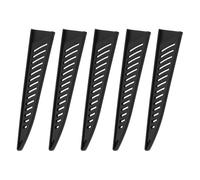 sourcing map 5Pcs Knife Cover Sleeves Blade Edge Guards for 6" Boning Knife Protector Universal Blade Sheath for Kitchen, Black