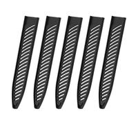 sourcing map 5Pcs Knife Cover Sleeves Blade Edge Guards for 8" Carving Knife Protector Universal Blade Sheath for Kitchen, Black
