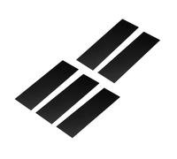 sourcing map 5Pcs Knife Handle Liner 6" x 2" x 0.04" G10 Spacer Sheets Handle Liners Material for Knife Scales Slabs Making Supplies Tool, Black