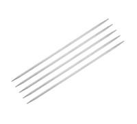 sourcing map 5Pcs Knitting Needle 2.5mm Diameter 5.9 Inches Length Stainless Steel Double Pointed Sweater Stitching Needles for Handmade Projects DIY Knitting