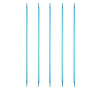 sourcing map 5Pcs Knitting Needles 3.5mm (US Size 4) Aluminum Alloy Double Pointed Knitting Needle 7.87 Inches Length Metal Weaving Tool for Handmade Projects DIY Knitting, Sky Blue