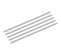 sourcing map 5Pcs M3 x 100mm Fully Threaded Rod 304 Stainless Steel Right Hand Threads Bar Studs for Anchors Bolts, Clamps, Hangers and U-Bolts, M3-0.5 Thread Pitch