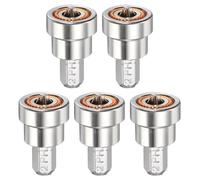 sourcing map 5pcs Magnetic Positioning Screwdriver Bits PH2 Drywall Screw Bit Hex Shank Positioning Setter Batch Head for Plasterboard Screw Drill Accessory, 1" Long Silver