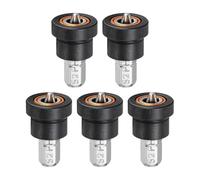 sourcing map 5pcs Magnetic Positioning Screwdriver Bits PH2 Drywall Screw Bit Hex Shank Positioning Setter Batch Head Rustproof for Plasterboard Screw Drill Accessory, 1" Long Silver
