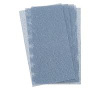 sourcing map 5pcs Mesh Sanding Sheets 180 Grits 2.8" x 5" Ceramic Abrasive Wet Dry Sandpaper Dust-Free Hook and Loop Abrasive Pads for Car Woodworking Metal Polishing & Grinding