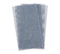 sourcing map 5pcs Mesh Sanding Sheets 80 Grits 2.8" x 5" Ceramic Abrasive Wet Dry Sandpaper Dust-Free Hook and Loop Abrasive Pads for Car Woodworking Metal Polishing & Grinding