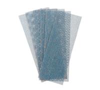 sourcing map 5pcs Mesh Sanding Sheets 80 Grits 2.8" x 7.8" Ceramic Abrasive Wet Dry Sandpaper Dust-Free Hook and Loop Abrasive Pads for Car Woodworking Metal Polishing & Grinding