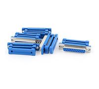 sourcing map 5pcs Parallel Port DB25 25-Pin Female IDC Connector Flat Cable Adapter