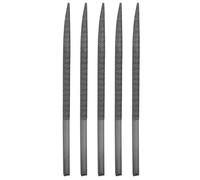 sourcing map 5pcs Pneumatic Air File 3/16" x 5" (5mm x 130mm) Round Extra Coarse Tooth Industrial Grade Files Tools for Reciprocating Saw Grinding Metal Polishing Milling Sharpening
