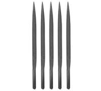 sourcing map 5pcs Pneumatic Air File 3/16" x 5" (5mm x 130mm) Triangular Extra Coarse Tooth Industrial Grade Files Tools for Reciprocating Saw Grinding Metal Polishing Milling Sharpening
