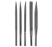 sourcing map 5pcs Pneumatic Air File Set 3/16" x 5" (5mm x 130mm) | Extra Coarse Tooth, Industrial Grade Files Tools, for Reciprocating Saw Grinding Metal Polishing Milling Sharpening
