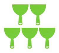 sourcing map 5pcs Putty Scraper 6" Width 4mm Thin Flexible Plastic Putty Knives for Taping Drywall Spreading Painting Wall Scratching