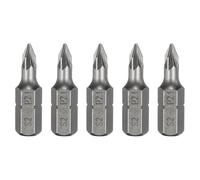 sourcing map 5pcs PZ1 Screwdriver Bit 1/4" Hex Shank 25mm/1" Length Magnetic Phillips Slotted Hex Bits S2 Steel Screw Driver Bit Industrial Grade Electric Hexagon Drill Bits