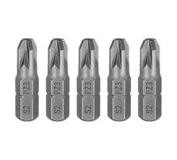 sourcing map 5pcs PZ3 Screwdriver Bit 1/4" Hex Shank 25mm/1" Length Magnetic Phillips Slotted Hex Bits S2 Steel Screw Driver Bit Industrial Grade Electric Hexagon Drill Bits